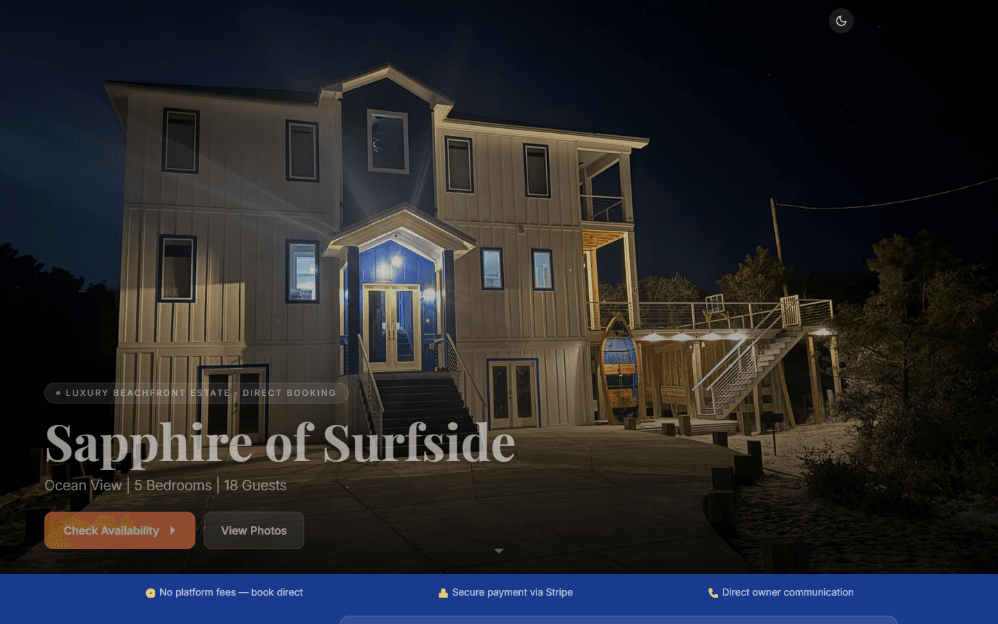 Screenshot of Sapphire of Surfside